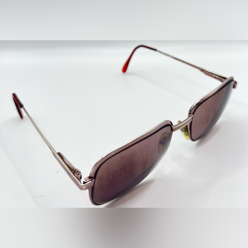 Vintage Wilshire Designs WD1104 Gunmetal Oval Sunglasses Frames Only